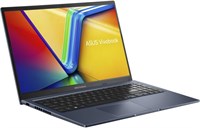 Ноутбук ASUS Vivobook 15 X1502VA, дисплей FHD 15,6 дюймов, процессор Intel Core i7-13620H, 16 ГБ оперативной памяти DDR4, твердотельный накопитель PCIe 4.0 на 1 ТБ, графика Intel UHD, Wi-Fi 6E, клавиатура с панелью, Windows 11, цвет Quiet Blue 1000010769