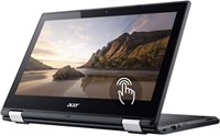 Ноутбук Acer Chromebook серии R11, процессор Intel Celeron серии N, 4 ГБ оперативной памяти DDR3, жесткий диск SATA 16 ГБ, сенсорный дисплей 11,6 дюйма, ОС CHROME (обновленная) с 15-дневной золотой гарантией IT-Sizer 1000010775