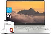 Новейший ноутбук HP 2024 года для бизнеса и учебы, 15,6-дюймовый сенсорный HD-экран, 6-ядерный процессор Intel i3-1215U, 16 ГБ ОЗУ, твердотельный накопитель на 512 ГБ, графика Intel UHD, Windows 11 Домашняя, пожизненная лицензия Microsoft Office 1000010918