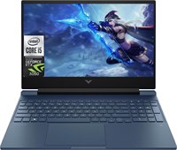 Игровой ноутбук HP Victus 15-fa1093dx — 15,6-дюймовый FHD-дисплей с частотой 144 Гц, процессор Intel Core i5-13420H, 8 ГБ ОЗУ, SSD-накопитель на 512 ГБ, видеокарта NVIDIA GeForce RTX 3050 6 ГБ, Windows 11 Домашняя, синий 1000011000