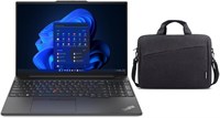 Ноутбук Lenovo Thinkpad E16 G1 Business с дисплеем Full HD (16 дюймов), процессором Intel Core i7-1355U 13-го поколения, оперативной памятью DDR4 (16 ГБ), твердотельным накопителем на 1 ТБ, Intel Iris Xe, сканером отпечатков пальцев, Windows 11 Pro + сумм 1000011042