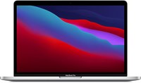 Apple MacBook Pro 2020 года (13 дюймов, чип Apple M1 с 8-ядерным процессором и 8-ядерной видеокартой, 8 ГБ ОЗУ, твердотельный накопитель 256 ГБ) — серебристый; английский (обновлённый) 1000011065