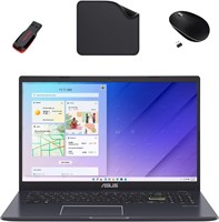 ASUS Vivobook Go 15 (E510) — в комплекте флеш-накопитель на 8 ГБ + беспроводная мышь + коврик для мыши, ноутбук с диагональю экрана 15,6 дюйма, процессор Intel Celeron, 8 ГБ ОЗУ, твердотельный накопитель на 512 ГБ, Windows 11 Pro (обновление) 1000011235
