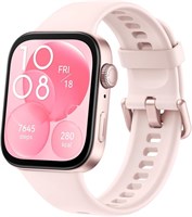 HUAWEI WATCH FIT 3, 1,82-дюймовый AMOLED-дисплей, ультратонкий дизайн, комплексное управление фитнесом, комплексное управление здоровьем, длительный срок службы батареи, совместимость с iOS и Android, розовый цвет 1000011288