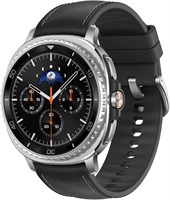 Samsung Galaxy Watch 8 Classic Black, Bluetooth, умные часы 46 мм, дизайн с подушкой безопасности, вращающийся безель, кнопка быстрого доступа, 3-нм процессор, функция отслеживания сна, функция отслеживания бега (версия для ОАЭ) 1000011302