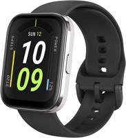 Смарт-часы Amazfit Bip 5 Core для мужчин и женщин, 46 мм, аккумулятор на 11 дней, фитнес-трекер с более чем 120 спортивными режимами, пульсометр и монитор сна, для телефонов Android и iPhone, водонепроницаемые, черные 1000011328