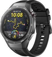 Умные часы HUAWEI Watch GT 5 Pro 46 мм, стильный дизайн, до 14 дней автономной работы, спортивные часы профессионального уровня, отслеживание здоровья, совместимость с iOS и Android, титановый корпус (GT 5 Pro 46 мм, черный) 1000011335