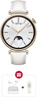 Умные часы HUAWEI Watch GT4 41 мм + наушники HUAWEI Freebuds SE + ремешок, 7 дней автономной работы, анализ пульсовой волны, приложение Female Health Management 3.0, круглосуточный мониторинг здоровья, совместимость с Android и iOS, белый цвет 1000011360