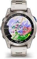 Умные часы Garmin D2 Mach 1 Pro Aviator с вентилируемым титановым браслетом, цвет «углеродно-серый» 1000011371