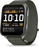 GARMIN Venu X1 Moss с титановой задней крышкой и нейлоновым ремешком Moss ComfortFit | Дисплей Easy to Read 2? и устойчивое к царапинам сапфировое стекло | Элегантный и легкий корпус с титановой задней крышкой 1000011376
