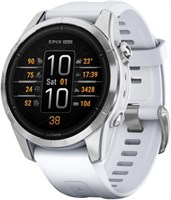 GARMIN EPIX PRO (GEN 2) STANDARD EDITION — 42 ММ — СЕРЕБРИСТЫЙ С СИЛИКОНОВЫМ РЕМЕШКОМ WHITESTON 1000011386
