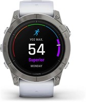 GARMIN EPIX PRO (GEN 2) SAPPHIRE EDITION — 51 ММ — ТИТАН С СИЛИКОНОВЫМ РЕМЕШКОМ WHITESTON 1000011388
