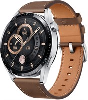 HUAWEI GT3 46 мм классический коричневый кожаный чехол, черный, OB02817 1000011389