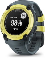Garmin Instinct® E 40 мм, прочные смарт-часы с GPS-приемником для использования вне помещений, круглосуточный мониторинг здоровья, пульсометр на запястье, до 16 дней автономной работы, цвет «электрический лайм»/«сумерки» 1000011415