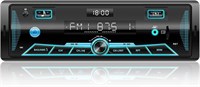 Автомобильное радио Chismos RDS Bluetooth, 9-24 В, FM/AM, 7 цветов, пульт дистанционного управления, MP3-плеер, USB/SD/AUX, комплект громкой связи 1000011429