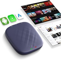 NALACAL Android AI Box, превосходный мультимедийный адаптер с 8 ГБ ОЗУ + 128 ГБ встроенной памяти, процессором Qualcomm 6125, встроенными CarPlay/Android Auto/Google Play Store для автомобилей с проводным CarPlay! 8 ГБ + 128 ГБ 1000011435