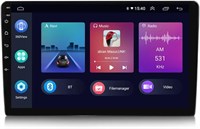 Автомобильная стереосистема Android Double Din с экраном 10,1 дюйма, ОЗУ 1 ГБ, ПЗУ 32 ГБ, сенсорный экран IPS, встроенный DSP-процессор, Bluetooth, USB-радио, WiFi, Play Store, камера заднего вида в комплекте 1000011503