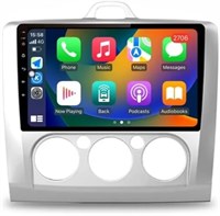 Автомобильная магнитола Roadstar Android для Ford Focus 2004-2011, 4 ГБ ОЗУ, поддержка Apple Carplay, Android Auto, беспроводной быстрый интерфейс, быстрая загрузка, AHD-камера в комплекте, поддержка SIM-карты Bluetooth 1000011544