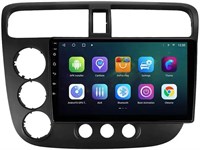 Автомобильный стереоплеер Fabrik® с сенсорным экраном и мультимедийным проигрывателем для Honda Civic 2004–2006 годов выпуска, система Android, планшеты IPS AHD, видео- и музыкальный проигрыватель, Bluetooth, FM-радио, автономный/онлайн GPS (2+32 ГБ) 1000011561