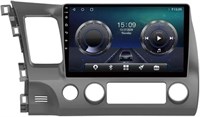 Автомобильная стереосистема Fabrik® с сенсорным экраном и мультимедийным проигрывателем для Honda Civic 2007–2011 годов выпуска. Система Android, планшеты IPS AHD, видео- и музыкальный проигрыватель, Bluetooth, радио, GPS (4+64 ГБ 4G Carplay+Android Auto) 1000011587