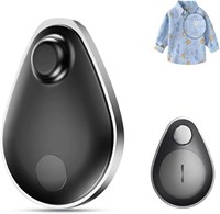 Скрытый GPS-трекер DibDib Tag для детей, 1 шт., Bluetooth-трекер, работает с Apple Find My (только iOS), режим пропажи, подходит для детей, пожилых людей, домашних животных, рюкзаков, телефонов и многого другого, водонепроницаемый, черный 1000011640
