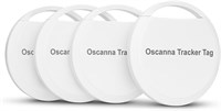 Сертифицированный MFi Bluetooth-трекер — Airtag, совместимый с Apple Find My — умный GPS-локатор для ключей, кошелька, сумок, домашних животных и багажа — длительный срок службы аккумулятора — безопасное и точное отслеживание (БЕЛЫЙ, 4 ШТ.) 1000011643