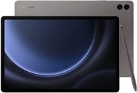 Планшет Samsung Galaxy Tab S9 FE+ Plus на Android, 12,4 дюйма, 128 ГБ, длительное время автономной работы, мощный процессор, S Pen, камера 8 МП, лёгкая и прочная конструкция, расширяемая память, версия для США, 2023 г., серый 1000011755
