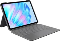 Чехол-клавиатура Logitech Combo Touch для iPad Air 11 дюймов (M2 и M3), iPad Air (5-го поколения) — съемная клавиатура с подсветкой и подставкой — раскладка ARA — цвет Oxford Grey 1000011768