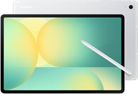 Планшет Samsung Galaxy Tab S10 FE+ на Android, 13,1 дюйма, 128 ГБ, Wi-Fi, большой дисплей, длительное время автономной работы, процессор Exynos 1580, защита IP68, S Pen для заметок, версия для США, 2 года гарантии производителя, серебристый 1000011775