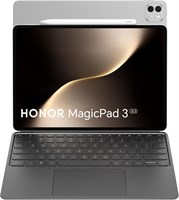 Планшет HONOR Magic Pad 3 13,3 дюйма с Magic Pencil и клавиатурой Smart Keyboard, 16 ГБ ОЗУ, 512 ГБ встроенной памяти, дисплей Eye Comfort с частотой 165 Гц и разрешением 3,2K, процессор Snapdragon 8 3-го поколения, аккумулятор 12450 мА·ч, 8 динамиков, пр 1000011780
