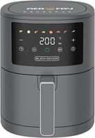 Цифровая аэрофритюрница BLACK+DECKER «8 в 1» | Объём 3,5 л с технологией быстрой конвекции воздуха | Мощность 1500 Вт с цветным светодиодным дисплеем | Функция автоматического выключения с 3 звуковыми сигналами при встряхивании | AF3550-B5 1000011808