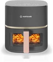 Аэрофритюрница Nutricook Essentials Vision, объём 5,2 л, 10 программ приготовления с прозрачным окном и подсветкой, технология Pro-Cyclone, мощность 1500 Вт 1000011815