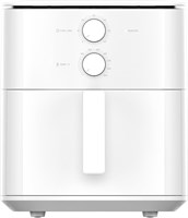 Аэрофритюрница Xiaomi Essential объёмом 6 л, циркуляция горячего воздуха на 360°, сенсорный OLED-экран, регулировка температуры от 40 до 200 °C, более 100 интеллектуальных рецептов, детали можно мыть в посудомоечной машине, белый цвет 1000011824