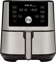 Аэрофритюрница Instant Vortex Plus мощностью 1700 Вт, объемом 5,7 л с цифровым управлением и одним отсеком. Простая в использовании 6 интеллектуальных программ: жарка на воздухе, запекание, выпечка, сушка, поджаривание и разогрев. Гарантия производителя 2 1000011832