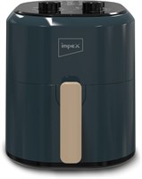 Механическая аэрофритюрница Impex AF 4305A объёмом 4,5 л, безмасляная, мощностью 1200 Вт, регулируемая температура и таймер на 60 минут, вместительная корзина с антипригарным покрытием, защита от перегрева, циклонный воздушный поток, ручка с функцией Cool 1000011858