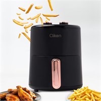 Аэрофритюрница Clikon. Не требует предварительного нагрева. Жарка без масла. Быстро. Хрустящая и полезная. Контроль температуры. Объем 4 л. 1000011866