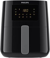 Аэрофритюрница Philips Essential HD9252/70 с технологией Rapid Air, использует до 90 % меньше жира, имеет 7 предустановленных режимов и сенсорный экран. 1000011936