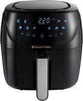 Аэрофритюрница Russell Hobbs SatisFry с цифровым управлением (27160) объёмом 4 л, энергосберегающая мощность 1350 Вт и 10 предустановленными функциями приготовления, включая выпечку, гриль и сушку (чёрная) — гарантия 1 год 1000011937