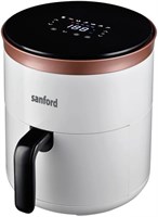 Аэрофритюрница SANFORD SF2455AF с цифровым управлением, объёмом 4,0 л, 1200 Вт, сенсорным управлением, светодиодным дисплеем, 7 предустановок, циркуляция горячего воздуха на 360°, приготовление без масла, автоматическое отключение, цвет белый/чёрный (белы 1000011941