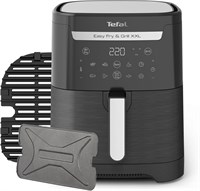 Аэрофритюрница TEFAL | Easy Fry & Grill: аэрофритюрница и гриль «2 в 1» | Большая вместимость | Разделитель Flexcook для двух блюд | Здоровое питание | 8 автоматических программ | Объём 6,5 л | Гарантия 2 года | EY801827 1000011954