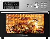 Аэрофритюрница Dxmocos 30L с функцией тостера, комбинированная аэрофритюрница с вертелом из нержавеющей стали, настольные духовки «21 в 1», инновационная технология обдува воздухом на 360°, большая аэрофритюрница 1000011981