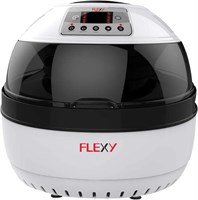 Аэрофритюрница FLEXY® объемом 10 л и мощностью 1300 Вт со смотровым окном, корпус из нержавеющей стали, тройной мощностью приготовления и антипригарным покрытием для приготовления здоровой пищи 1000011988