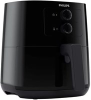 Аэрофритюрница Philips Essential — ёмкость 4,1 литра, фритюрница без масла, интеллектуальное зондирование, функция Rapid Air, приложение NutriU с рецептами (HD9200/90) 1000011998