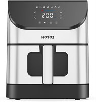 Аэрофритюрница HOTOR RA620DCV — корзина 6 л, нержавеющая сталь — детали можно мыть в посудомоечной машине, 5 предустановок — жарка, выпечка, гриль, жарка на воздухе и поддержание в тепле — быстрые и простые блюда, сенсорная кнопка? RA620DCV? 1000012052
