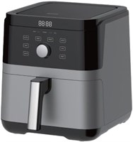 Аэрофритюрница Danube Home Milano ML-55G2 5,5 л | Аэрофритюрница из нержавеющей стали и пластика | Без масла, для кухни, дома и столовой, многоцветная 1000012059