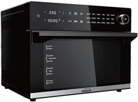 Аэрофритюрница Generaltec 30 л с прозрачным окном и специальной функцией двойного приготовления, 7 аксессуаров, умная большая аэрофритюрница 18 в 1 1000012086