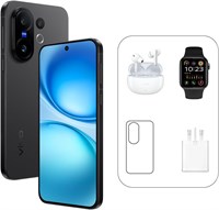 vivo X200 FE 5G Black | 12 ГБ ОЗУ, 512 ГБ ПЗУ | Дисплей AMOLED 120 Гц | Камера ZEISS 50 МП | Аккумулятор 6500 мА·ч | MediaTek Dimensity 9300 | Аккумулятор 4 года | 455 дней на замену экрана, 24 месяца гарантии — версия для ОАЭ 1000012323