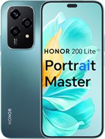 HONOR 200 Lite, 5G, две SIM-карты, 8 ГБ ОЗУ + 256 ГБ ПЗУ, 6,7-дюймовый дисплей AMOLED с защитой от выпадения, тройная задняя камера 108 МП, цвет Cyan Lake — версия для ОАЭ, официальная гарантия 1 год 1000012334