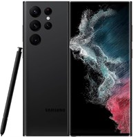 Смартфон SAMSUNG Galaxy S22 Ultra, разблокированный на заводе Android-смартфон, 256 ГБ памяти, камера и видео 8K, яркий экран, S Pen, длительное время автономной работы, быстрый 4-нм процессор, версия для США, цвет Phantom Black 1000012427