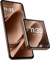 MOTOROLA Razr 50 Ultra 5G, 12 ГБ ОЗУ + 12 ГБ ПЗУ, 512 ГБ ПЗУ, Snapdragon 8s Gen 3, дисплей pOLED 6,9 + 4,0 дюйма, TurboPower 45 Вт, цвет «мокко-мусс» 1000012457